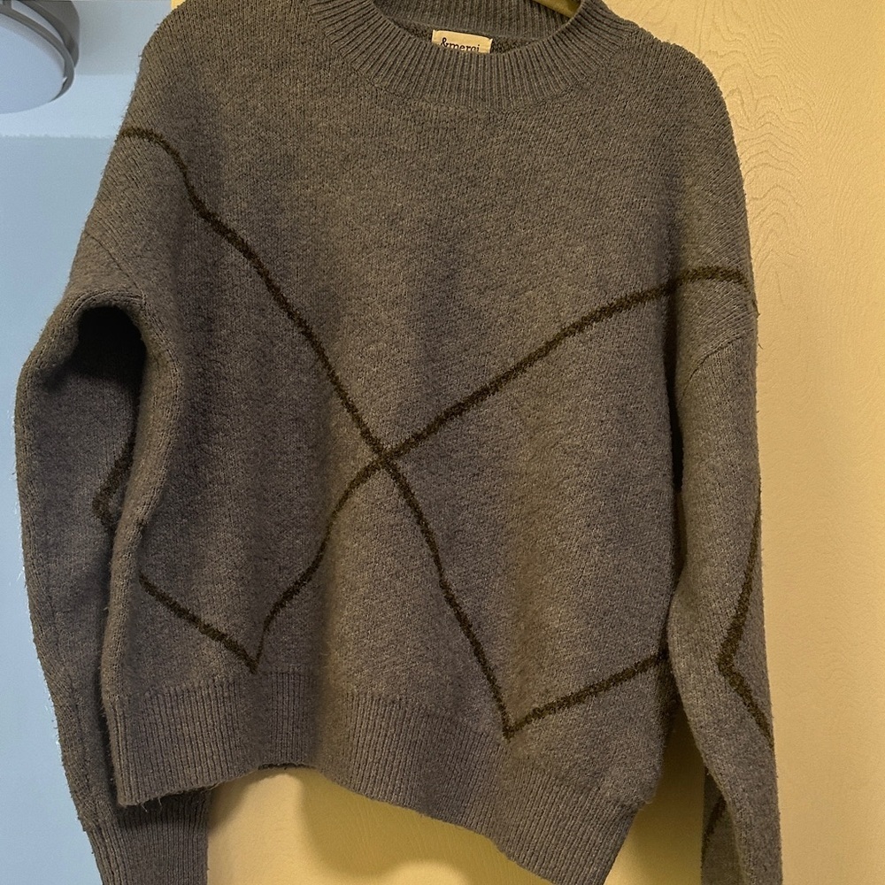 Blue cozy Sweater size large